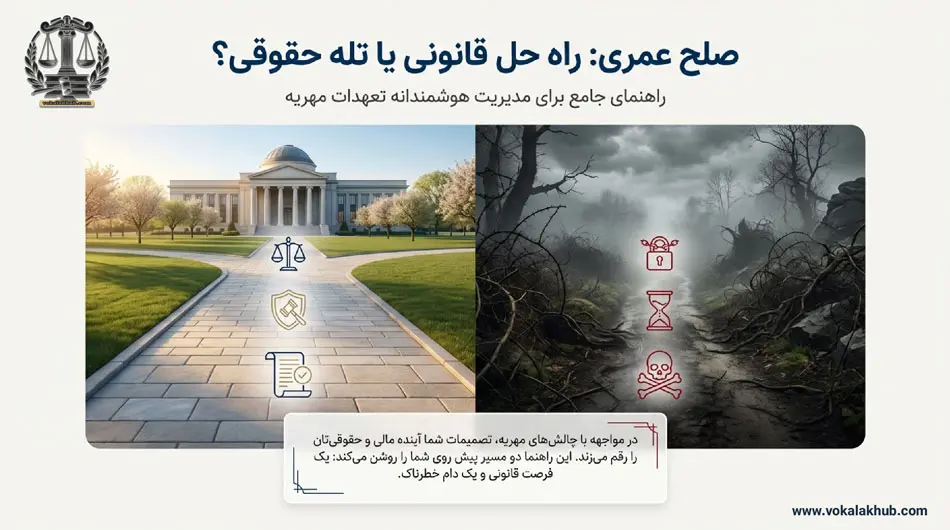 صلح عمری برای فرار از مهریه چیست