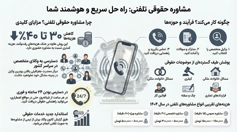 مزایای مشاوره حقوقی تلفنی نسبت به مشاوره حضوری