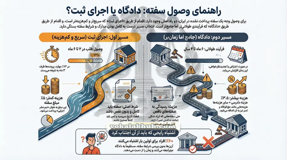 راهنمای وصول سفته در دادگاه